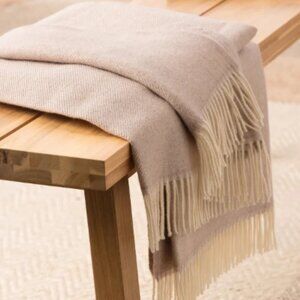 ENDY THE MERINO WOOL THROW BLANKET  NWT